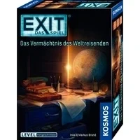 Abbildung von Kosmos Spiel, Rätselspiel EXIT, Das Vermächtnis des Weltreisenden, Made in Germany