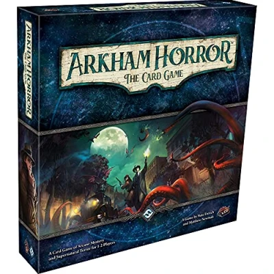 Abbildung von Fantasy Flight Games , Arkham Horror The Card Game Ages 14+ 1 to 4 Players 60 120 Minutes Playing Time