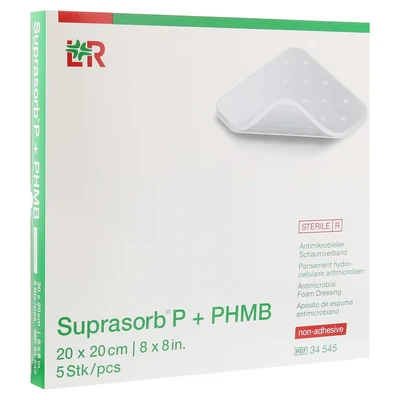 Abbildung von Suprasorb P+phmb Schaumverband 20x20 cm