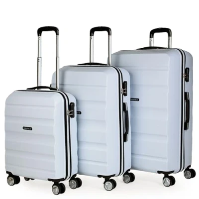 Abbildung von ITACA Gepäck Sets, Reisekoffer, Reisekoffer Set, Kofferset, Hartschalenkoffer, Trolley Luggage Große Auswahl an Koffer &amp; Trolleys für Jede Reise! T71600, Weiss