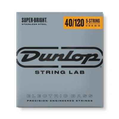 Abbildung von Jim Dunlop DBSBS40120 Superhelle Edelstahl Basssaite Lt 5 / St. Bass