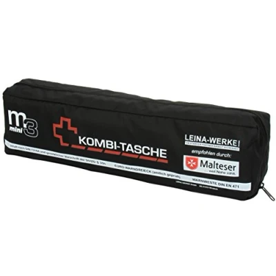 Abbildung von Leina Werke 15042 Mini Kombitasche M3 ohne Klett, Schwarz/Weiß/Rot