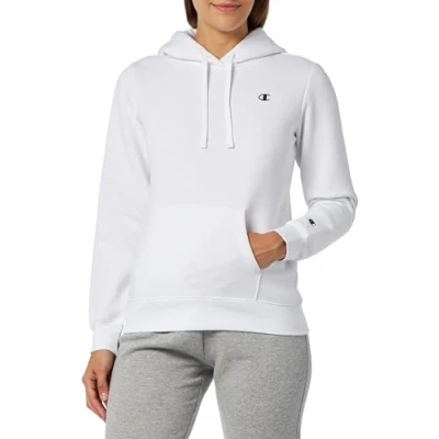 Abbildung von Champion Basic Hooded Kapuzenpullover, Damen, Größe: XS, White