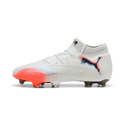 Abbildung von Puma FUTURE 8 ULTIMATE FG Fußballschuhe Unisex White/Black/Glowing Red Größe: 48