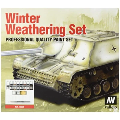 Abbildung von Vallejo 072220 Farbset, Winter Alterung, 9 x 17 ml, 17ML