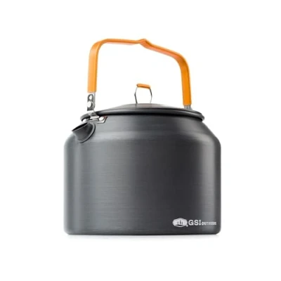 Abbildung von GSI Outdoors Halulite Teekessel, ultraleichtes Aluminium mit hervorragender Heizung, Metall, 1,8 Liter