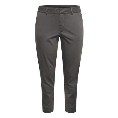 Abbildung von Kaffe Curve Kcleana Chino, Damen, Größe: 46, Dark shadow