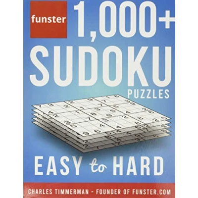 Abbildung von Funster 1,000+ Sudoku Puzzles Easy to Hard: puzzle book for adults