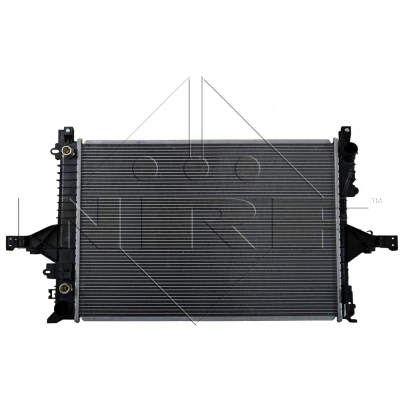 Abbildung von NRF 56125 Kühler, Motorkühlung Aluminium 622 419 33 mit Anbauteilen Kühlrippen gelötet VOLVO: S80 I, V70 2, 940 II Kombi