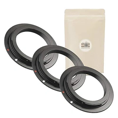 Abbildung von X3 M42 EOS Adapter Ring Obj an Canon EF EFS Case 100% Infinite Metalladapter Konserviertes Metall Adaptive französische Marke