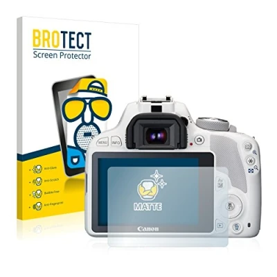 Abbildung von BROTECT Entspiegelungs Schutzfolie für Canon EOS 100D (2 Stück) Matte Displayschutz Folie, Anti Reflex, Fingerprint