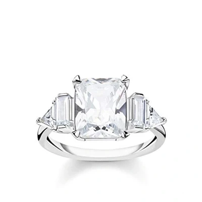 Abbildung von Thomas SABO Ring silvercoloured, Damen, Größe: 54, Silver coloured