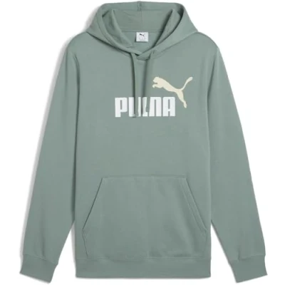 Abbildung von PUMA Herren ESS 2 Color No. 1 Logo Hoodie FL Kapuzenpullis, Green Moon,