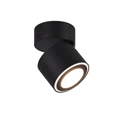 Abbildung von Trio Leuchten LED Deckeneinbau u. Aufbauleuchte Taurus 652910132, Metall Schwarz matt, inkl. 3.5 Watt + 1.5