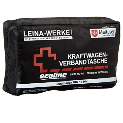 Abbildung von Leina Werke 11043 KFZ Verbandtasche Compact Ecoline ohne Klett, 2 Farbig Sortiert, Assorted/2 color Print