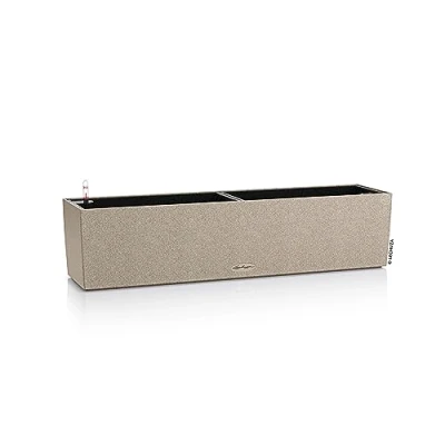 Abbildung von Lechuza® Balkonkasten Lechuza Blumenkasten Balconera Stone 80 sandbeige (1 St)