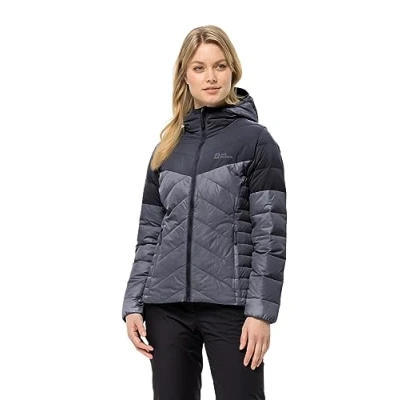 Abbildung von Jack Wolfskin Tundra Daunenjacke, Damen, Größe: Medium, Dolphin