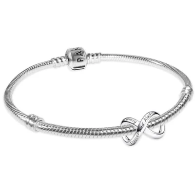 Abbildung von Pandora Charm Armband Starter Set Für Immer &amp; Ewig Unendlichkeit Silber