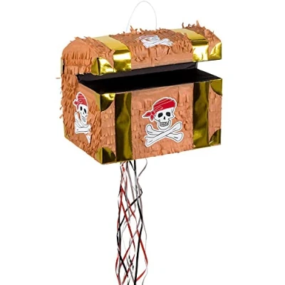 Abbildung von Pinata 3D Schatzkiste offen