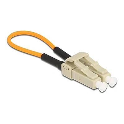 Abbildung von Delock LWL Loopback Adapter LC / OM1 Multimode beige