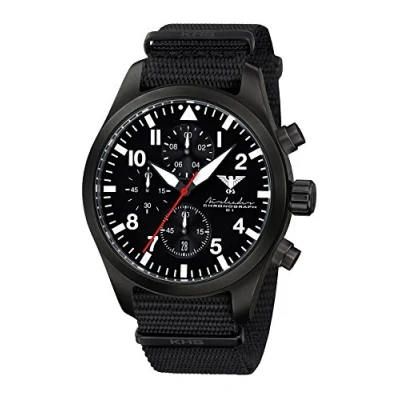 Abbildung von KHS AIRBSC.NB Herrenarmbanduhr Airleader Chronograph Schwarz