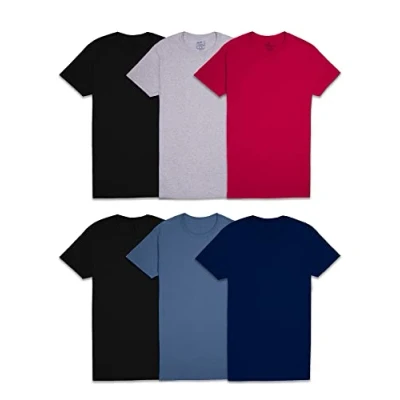 Abbildung von Fruit of the Loom Herren Legendary Crew T Shirt, Regulär, 6er Pack, Farben können variieren, XX Large