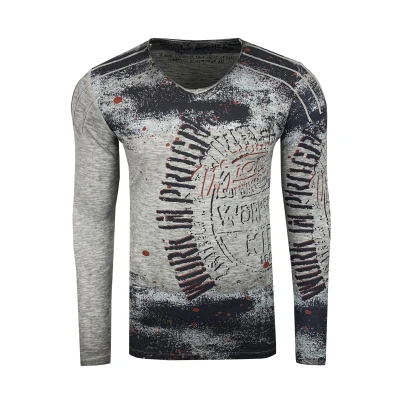 Abbildung von Rusty Neal Langarmshirt, Herren, Größe: Small, Anthrazit