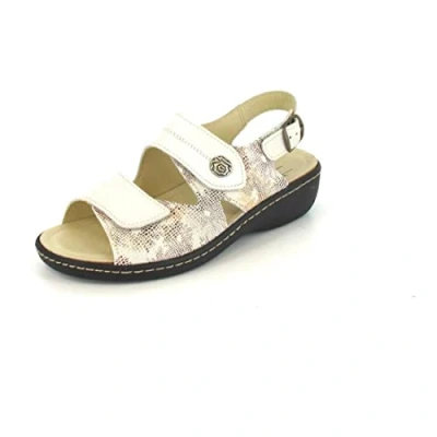 Abbildung von Belvida Damen Sandalette in Beige, Größe 38