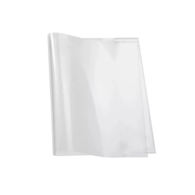 Abbildung von HERMA 14040 Buchumschläge für Workbooks 30 x 43,1 cm, 10 Stück, Buchhüllen mit Beschriftungsetikett und Kantenschutz aus abwischbarer Polypropylen Folie, Buchschoner Set Schulbücher, transparent