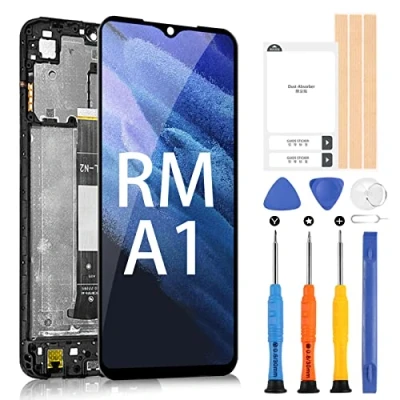 Abbildung von Bildschirm für Xiaomi Redmi A1 / A1+ LCD Display, 220733SG 20743FI 220733SI 220733SL 6,52 Zoll mit Rahmen Touchscreen, Ersatz Glas Digitalisierer Werkzeugen