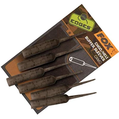 Abbildung von Fox Edges Camo Naked Chod/Heli Buffer Sleeves 6 Stück Karpfen Vorfachmaterial