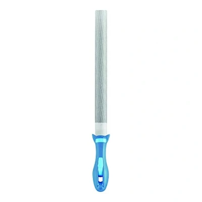 Abbildung von PFERD Werkstattfeile Halbrund, 300mm, halbrunde Feile, Kreuzhieb H1 auf zwei Seiten, inkl. Ergonomie Feilenheft, 11213306 für die grobe Zerspanung und zum Schruppen geeignet