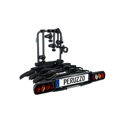 Abbildung von Peruzzo PZ708 4 708/4 Pure Instinct Fahrradträger Anhängerkupplung Fahrrad, schwarz, 100 x 80 70 cm