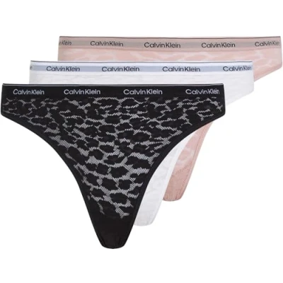 Abbildung von Calvin Klein Damen 3er Pack Slips Bikini Form Stretch