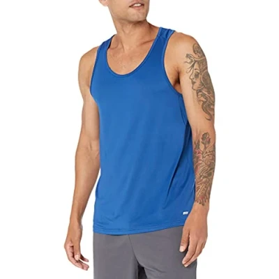 Abbildung von Amazon Essentials Herren Tech Stretch Tanktop, Kräftiges Blau, XXL