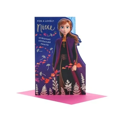 Abbildung von Disney Frozen Weihnachtskarte für Nichte Anna Design