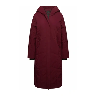 Abbildung von Ulla Popken Damen große Größen Übergrößen Plus Size HYPRAR Puffer Mantel, 2 Wege Zipper, Stehkragen, recycelt aubergine 50+ 820745540