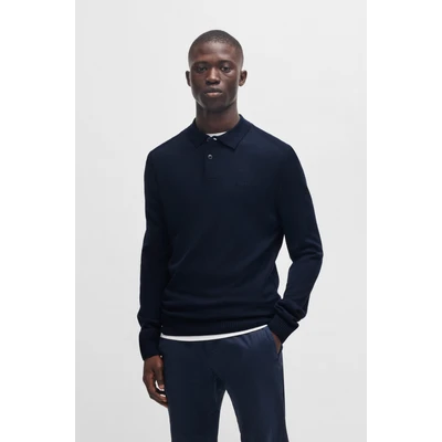 Abbildung von BOSS AVAC Strickpullover, Herren, Größe: Medium, Dark blue
