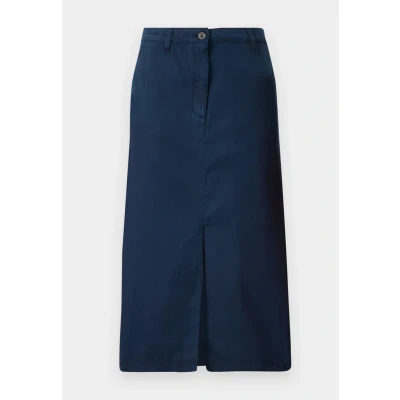 Abbildung von Tommy Hilfiger MIDI Skirt Jeansrock, Damen, Größe: 32, Dark night navy