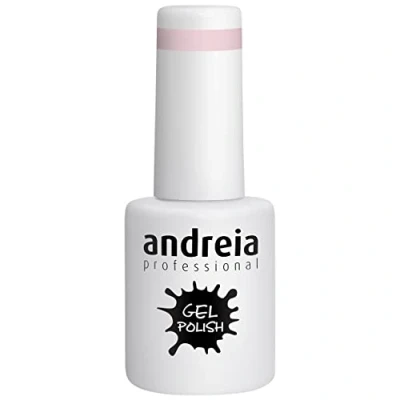 Abbildung von Andreia Professional Semi Permanenter Nagelgel Lack für UV/LED Lampe Intensiver Glanz und 4 Wochen haltbare French Manicure Lackierung Farbe 294 Rosa Rottöne 10.5 ml
