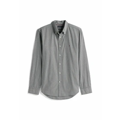 Abbildung von Tommy Hilfiger Gingham Hemd, Herren, Größe: XS, October grey check