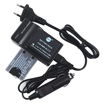 Abbildung von DSTE®（2 Pack） Ersatz Batterie und DC114E Reise Ladegerät Compatible für Panasonic DMW BLC12 BLC12E Lumix DMC GH2 FZ200GK FZ1000 V LUX4 FZ2500 FZ2000