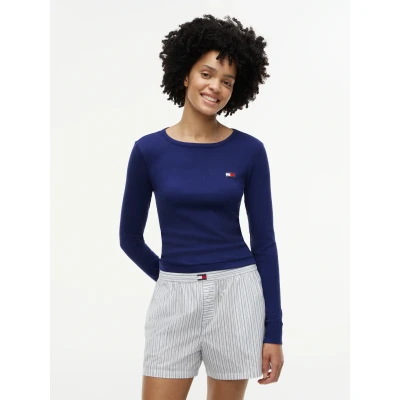 Abbildung von Tommy Hilfiger Underwear Langarmshirt "LS RIB T-SHIRT" in Rippstruktur, Rundhals