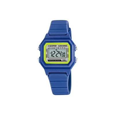 Abbildung von Calypso Unisex Digital Gesteppte Daunenjacke Uhr mit Kunststoff Armband K5802/5
