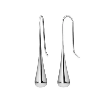 Abbildung von Heideman Ohrringe Sagitta Damen aus hochwertigem Edelstahl silber gold rosegold farbend matt Ohrstecker für Frauen Ohrhänger Tropfen Form 4cm lang hängend