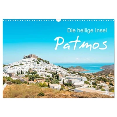 Abbildung von Patmos Die heilige Insel (Wandkalender 2025 DIN A3 quer), CALVENDO Monatskalender