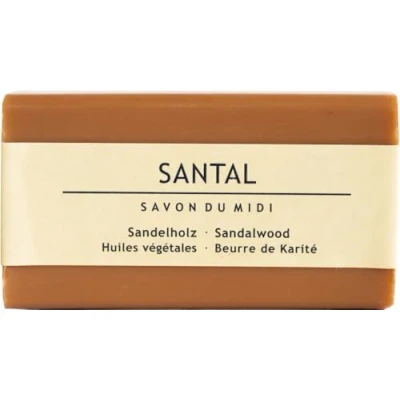 Abbildung von Savon du Midi Feste Duschseife Karité Butter Seife Sandelholz, 100 g