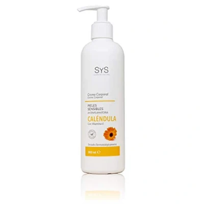 Abbildung von Calendula Body Cream 300 ml Regeneriert trockene Haut Beruhigend Nährt und stellt die wieder her, glättet verleiht der Elastizität, ohne Parabene, empfindliche Haut.