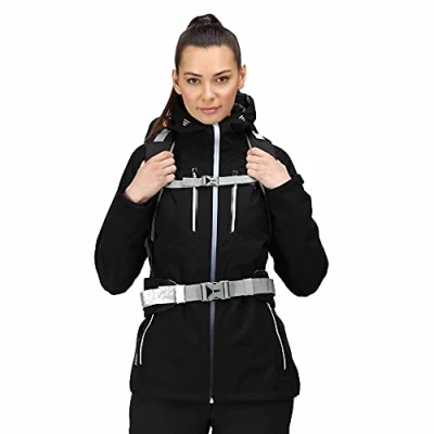 Abbildung von Regatta Carletta VI wasserdichte Extol Stretch 3 In 1 Jacke für Damen, Black(black), 16