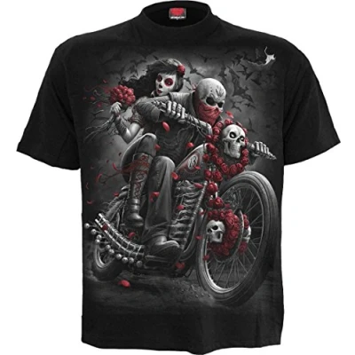 Abbildung von Spiral DOTD Bikers Männer T Shirt schwarz L 100% Baumwolle Everyday Goth, Gothic, Horror, Rockwear